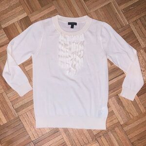 J. Crew NWOT Cream Quarter Sleeve Sweater Women’s Size Small